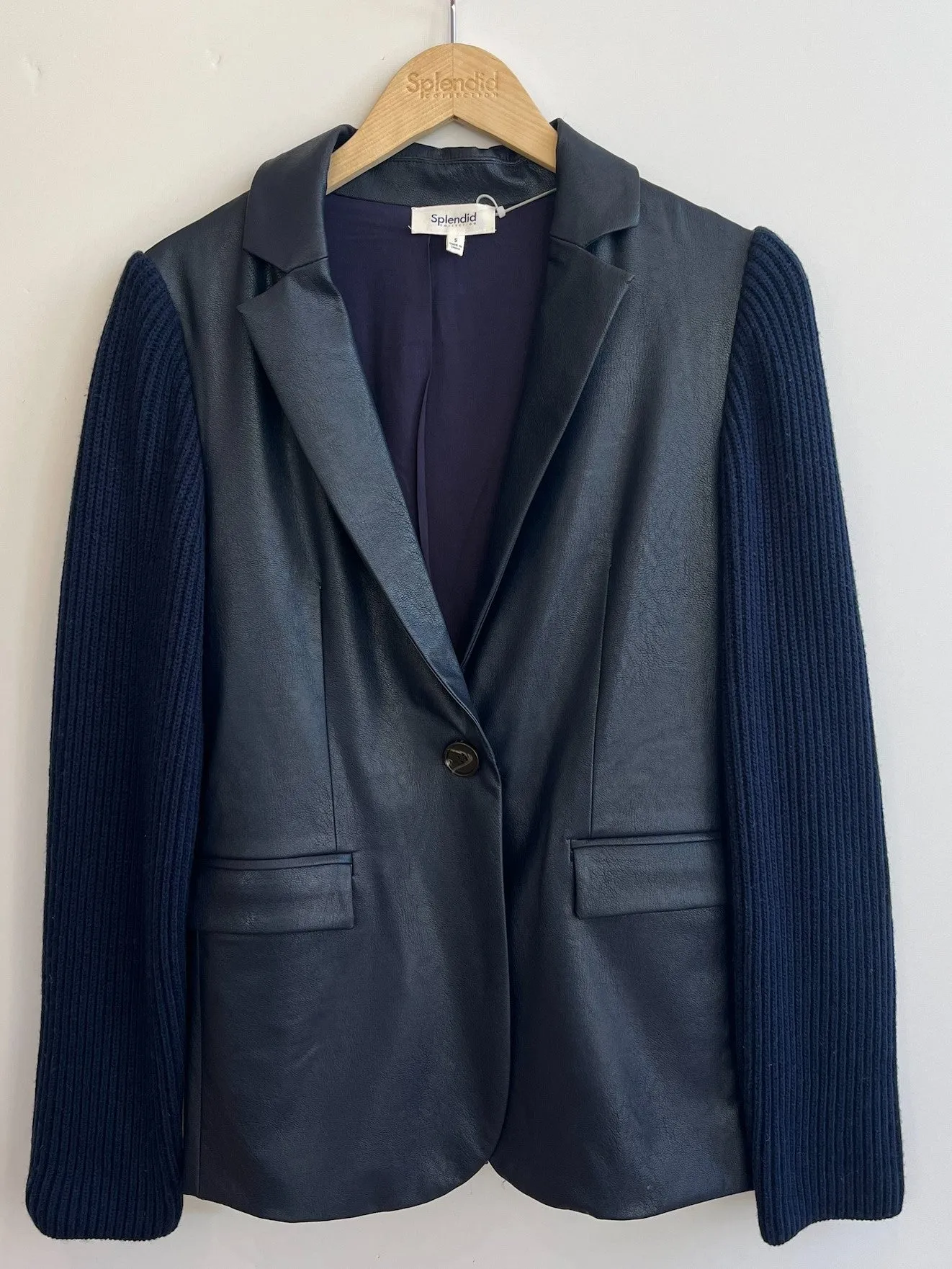 Adina Leather Mix Jacket