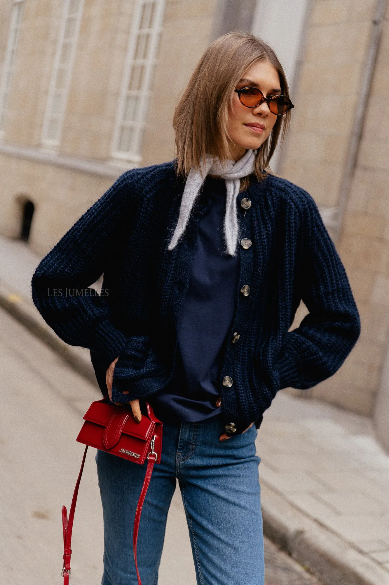 Alix cardigan navy