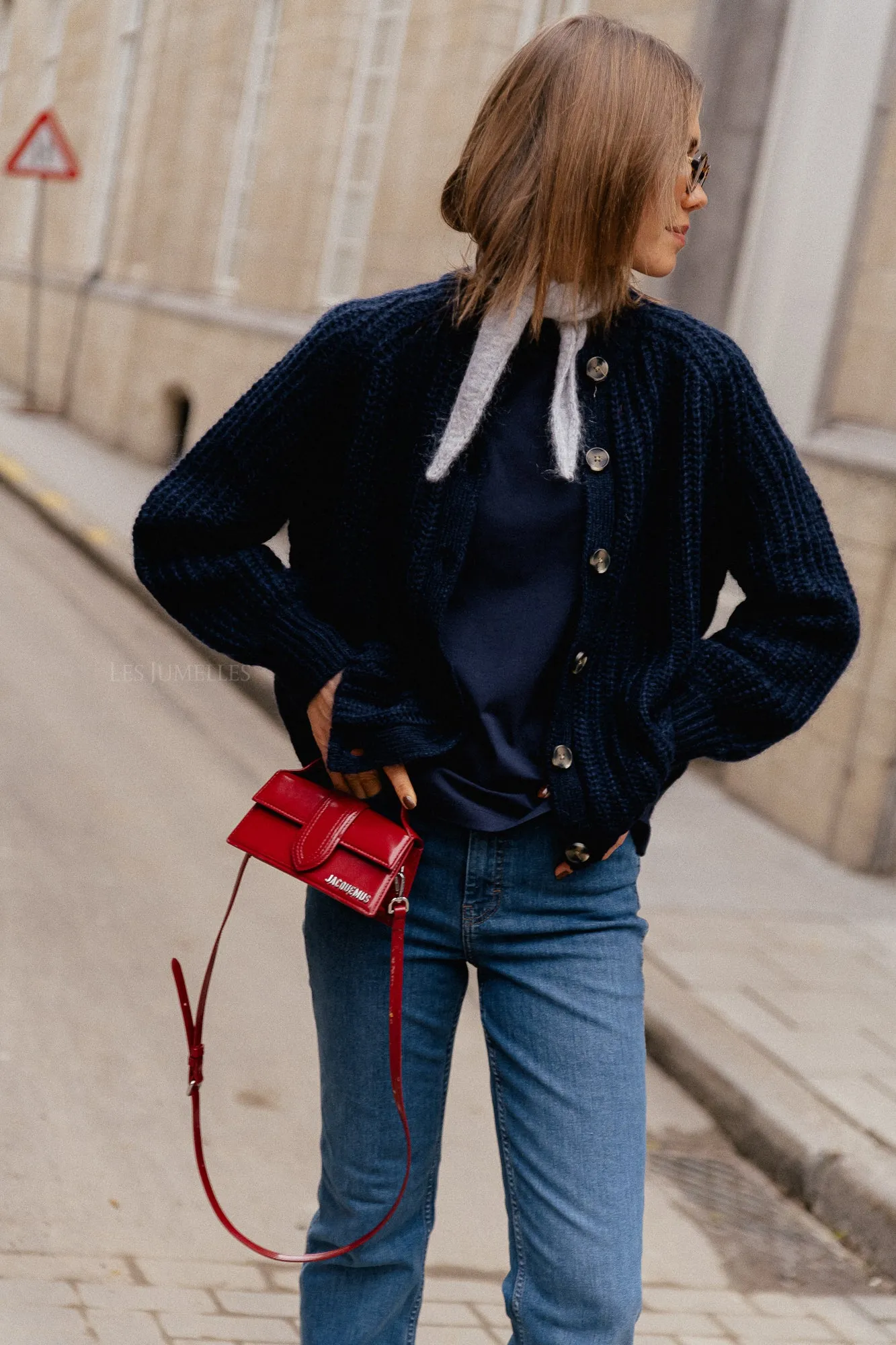 Alix cardigan navy