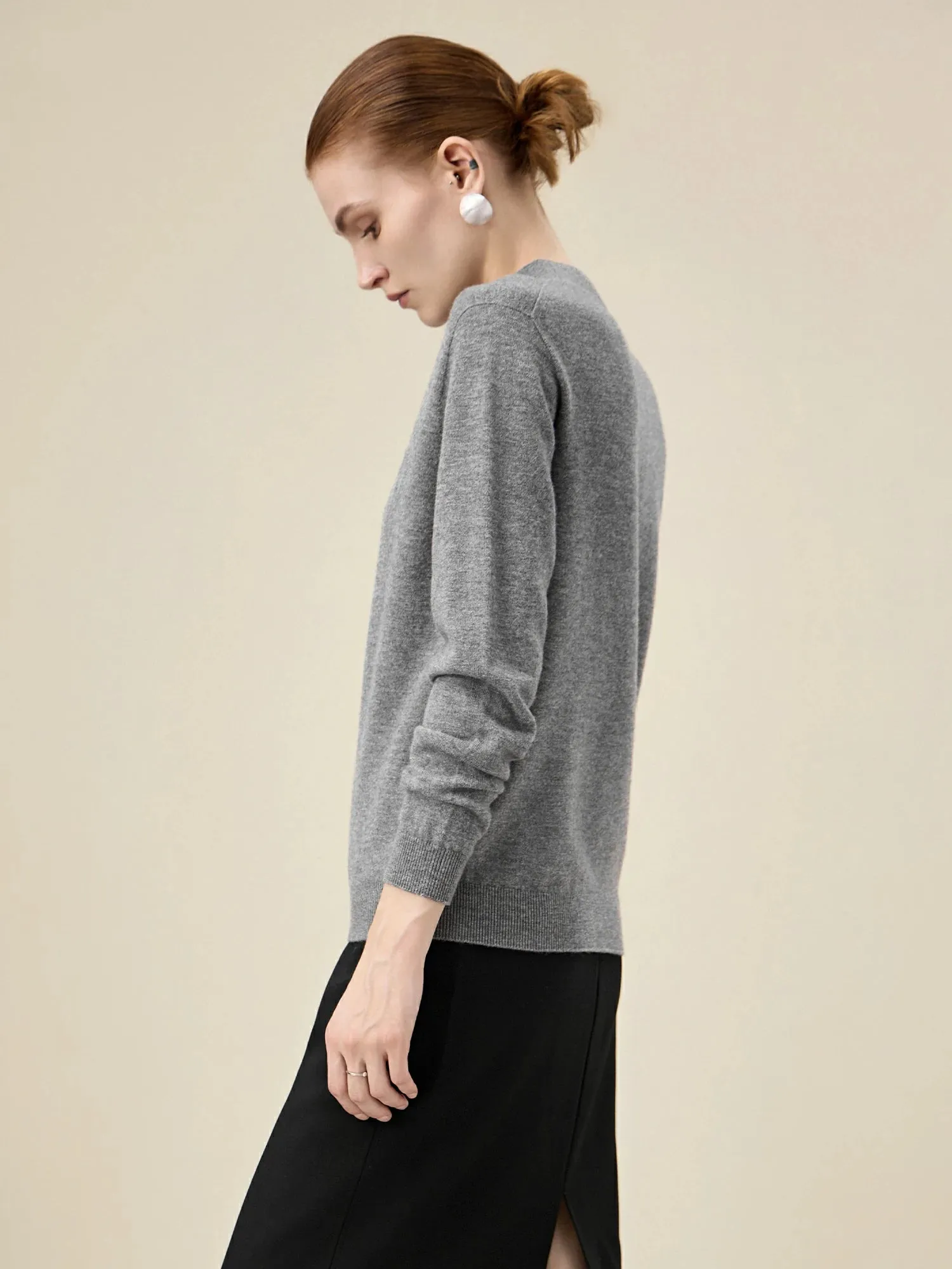 Amoretu Women's 100% Wool Half Turtleneck Knitted Sweater