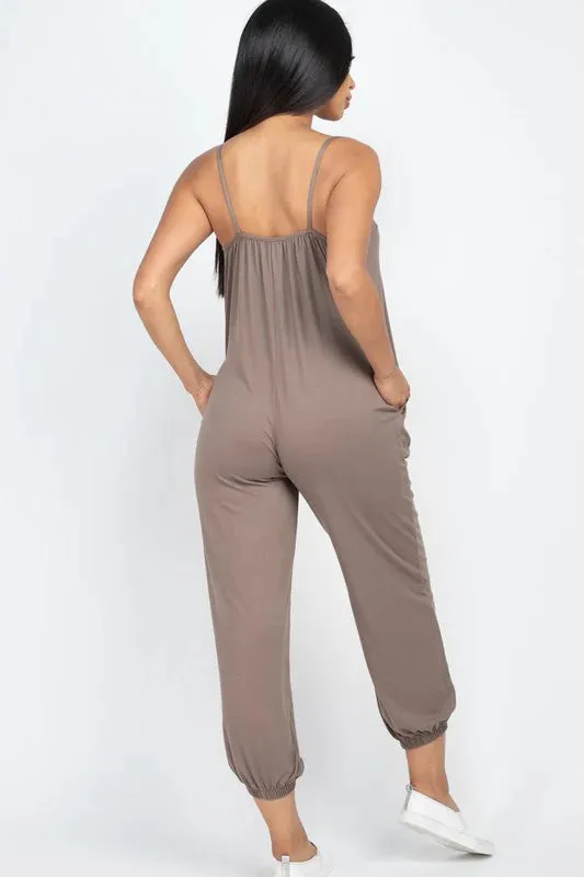 Ava Jogger Jumpsuit Plus