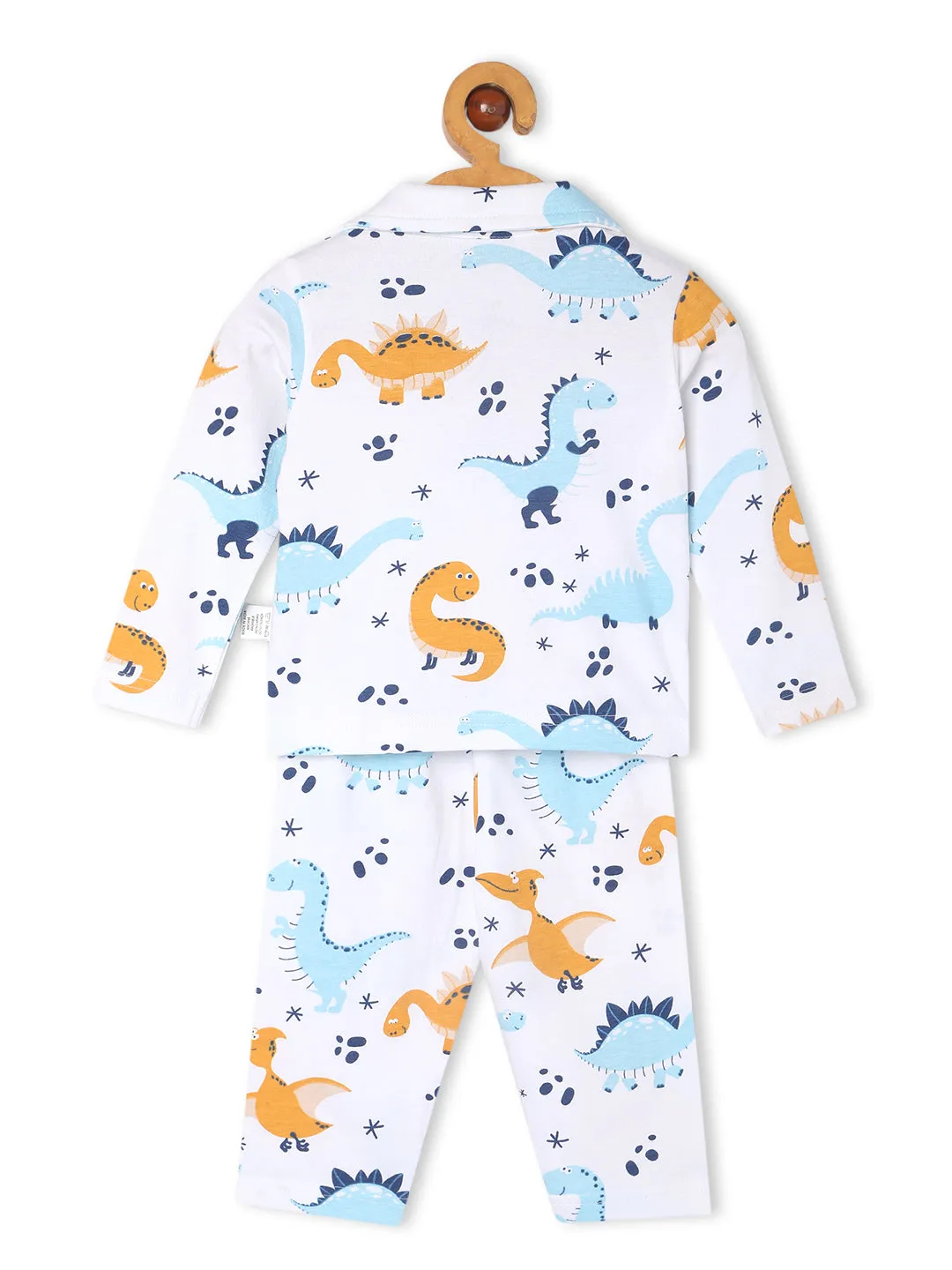 Baby and Kids Pajama Nightsuit Set - Dino Trip