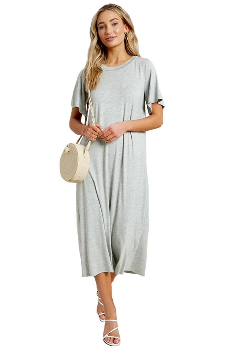 Bell Sleeve Maxi Dress