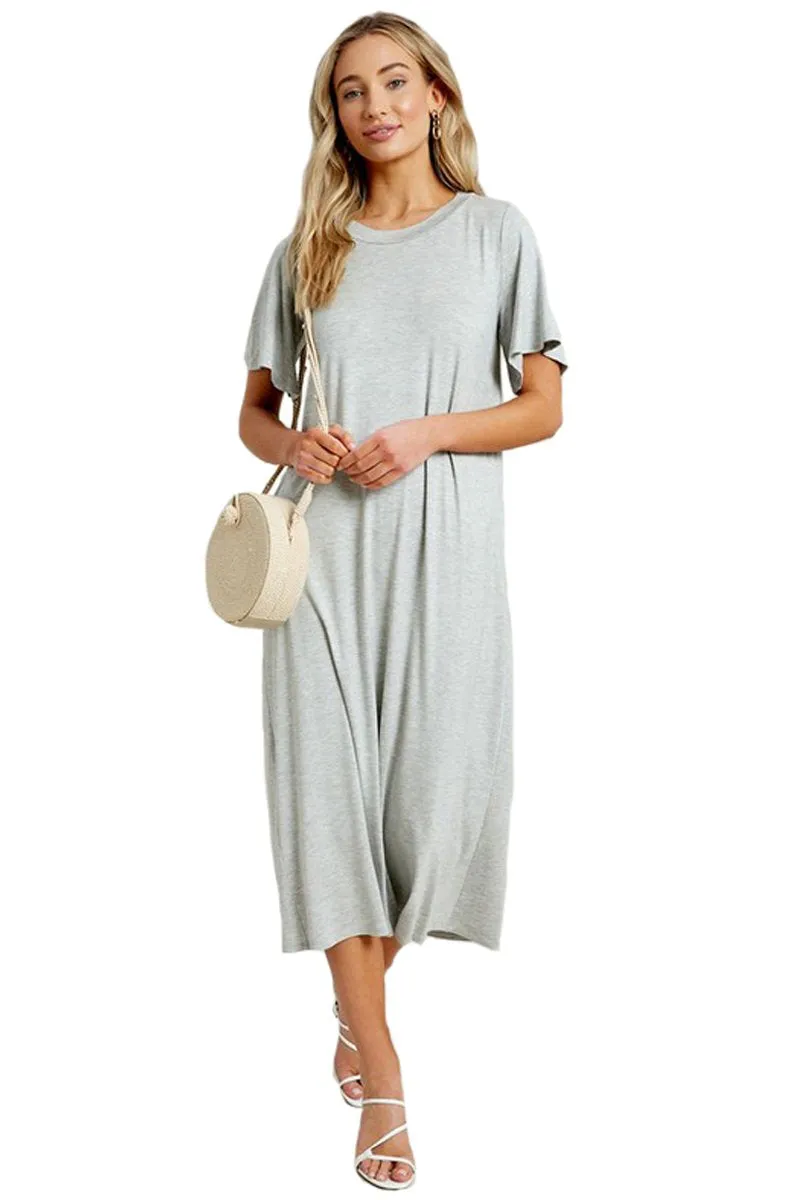 Bell Sleeve Maxi Dress
