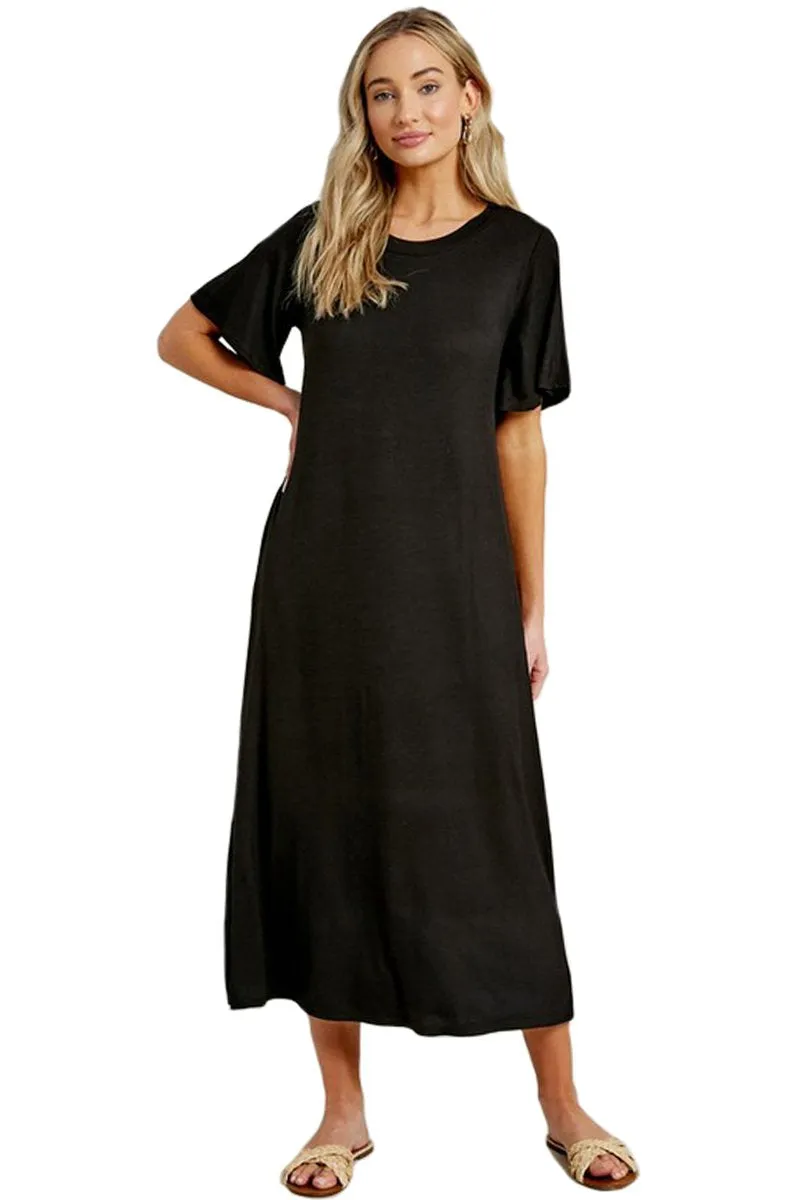 Bell Sleeve Maxi Dress