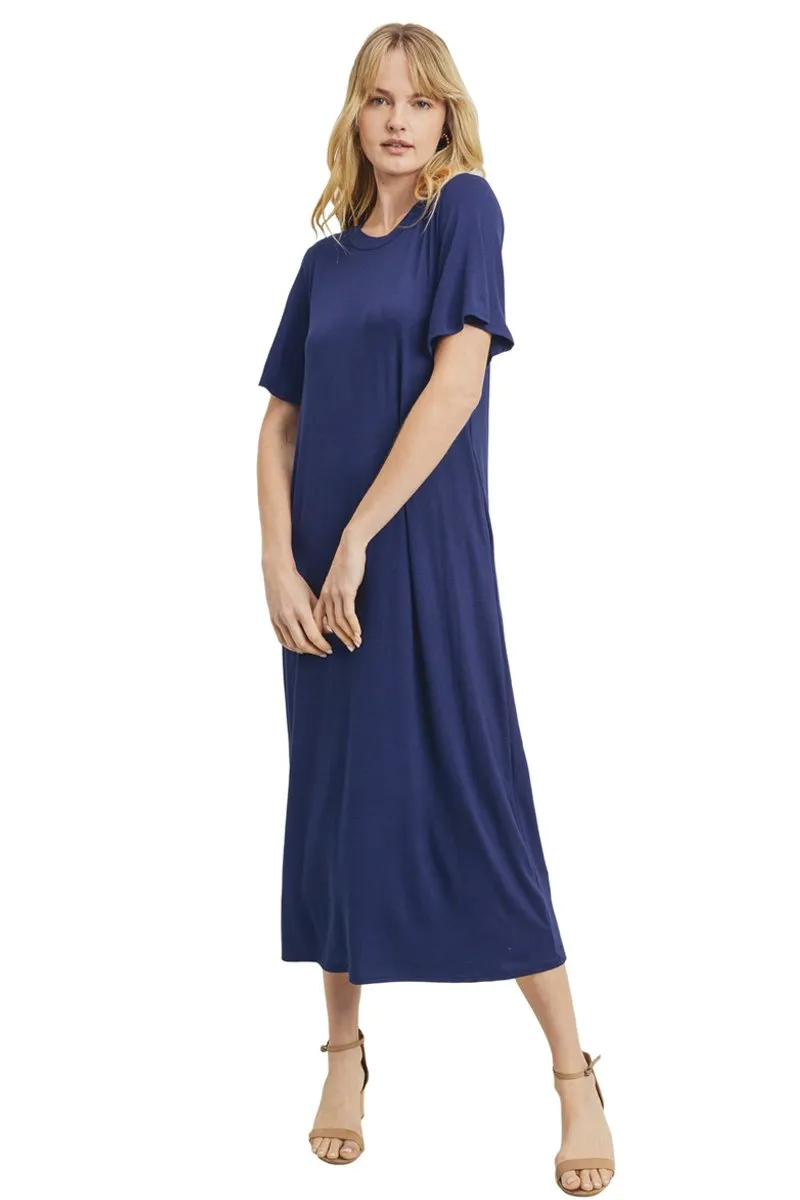 Bell Sleeve Maxi Dress