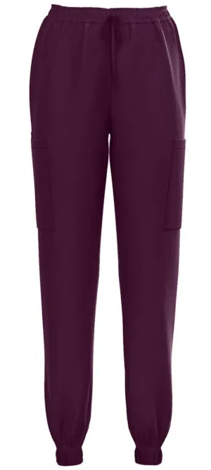 Beverly Hills Wine Stretch Scrub Jogger Pants