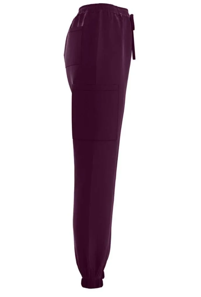 Beverly Hills Wine Stretch Scrub Jogger Pants