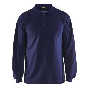 Blaklader 3374 Heavy Flame Resistant Long Sleeve Polo Shirt (33741741)