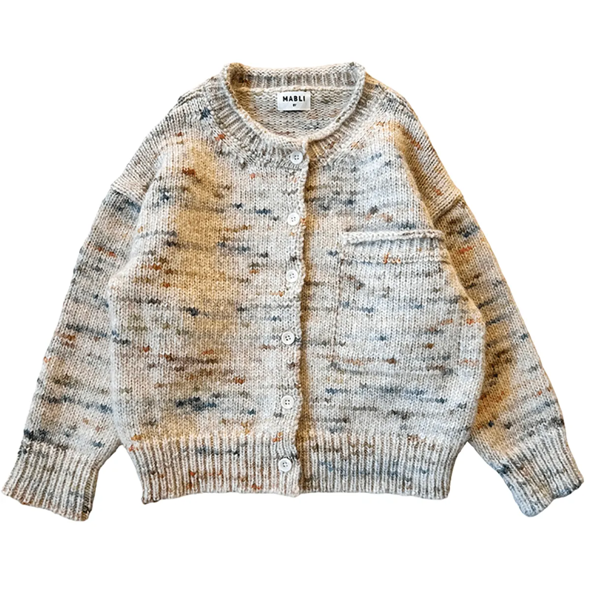 Blewog Cardigan in Jewel Speckle by Mabli