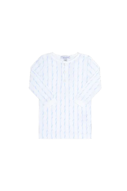 Blue Twirls Pima Cotton Pajamas