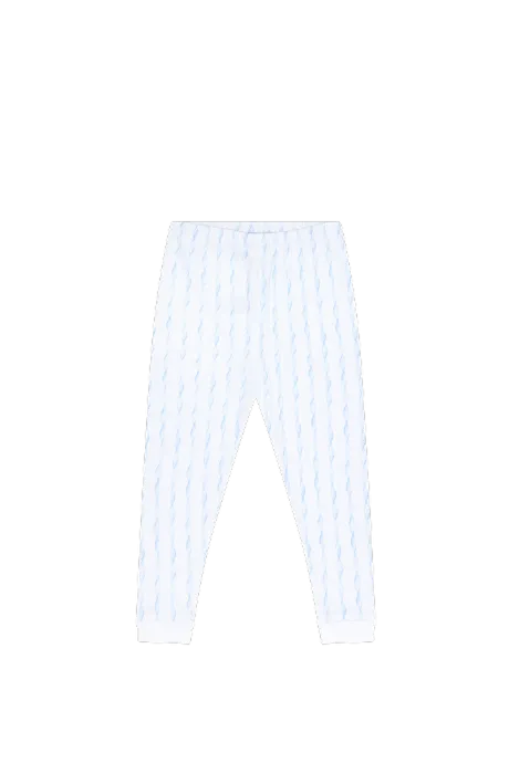 Blue Twirls Pima Cotton Pajamas