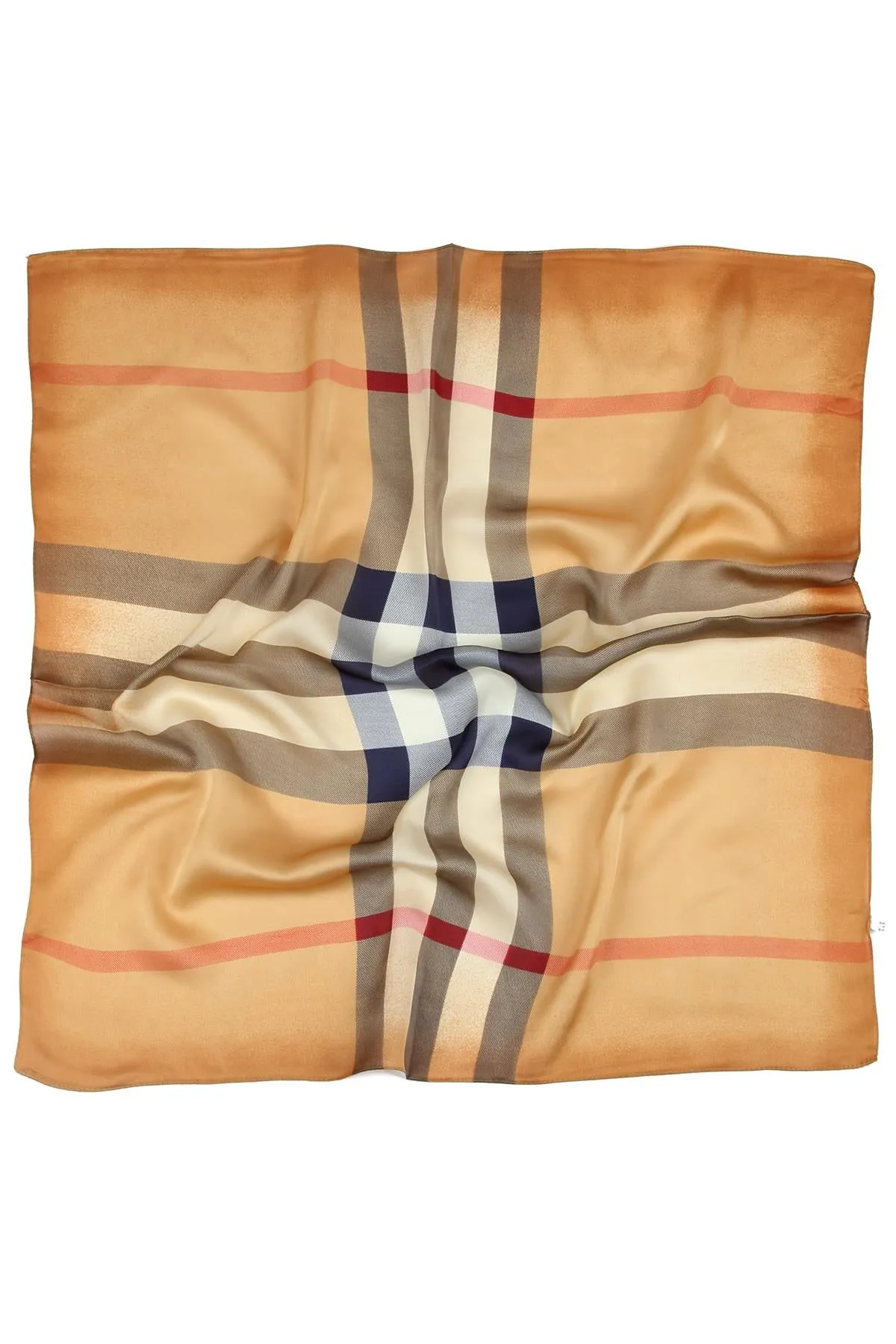 Check Print Square Neckerchief