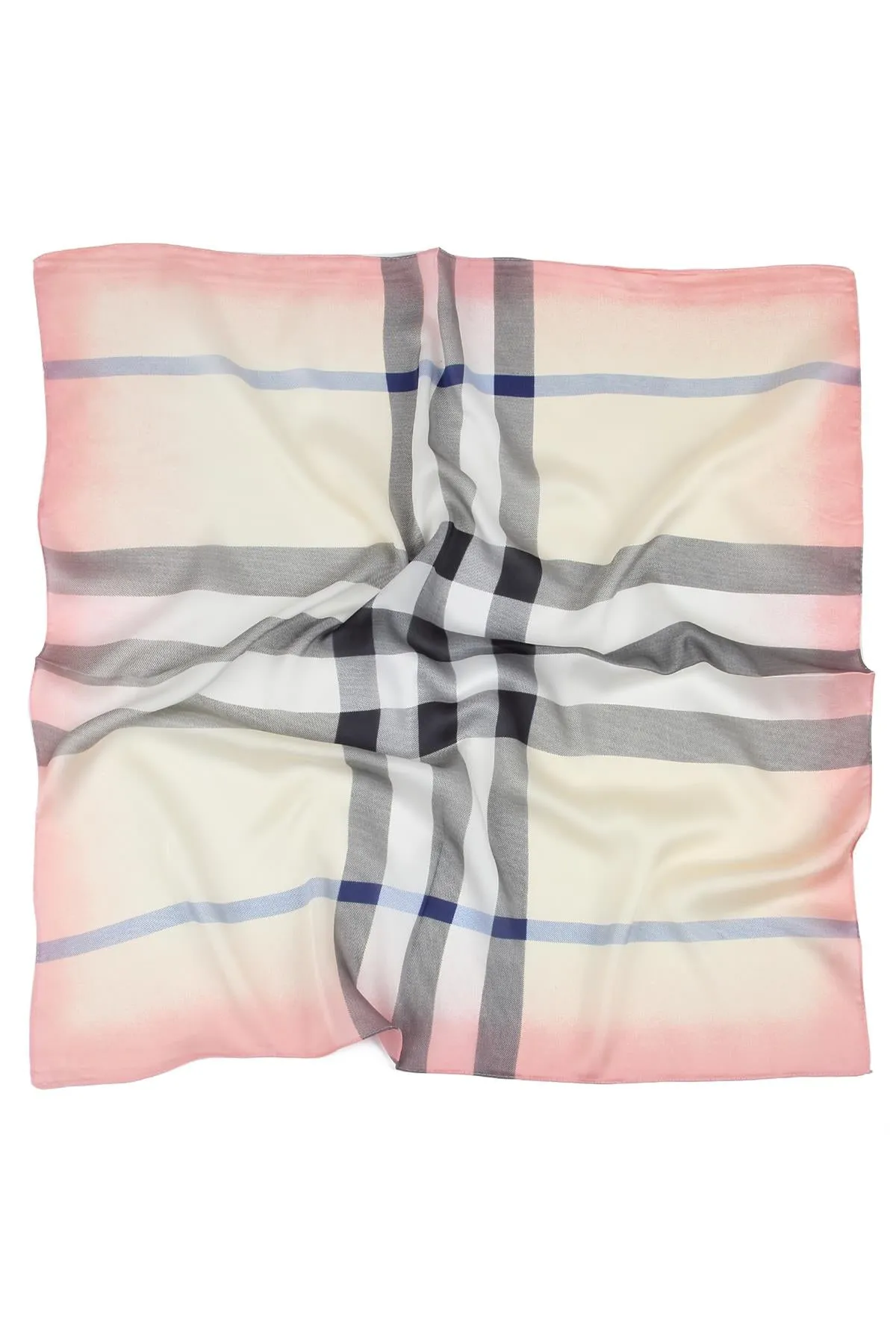 Check Print Square Neckerchief