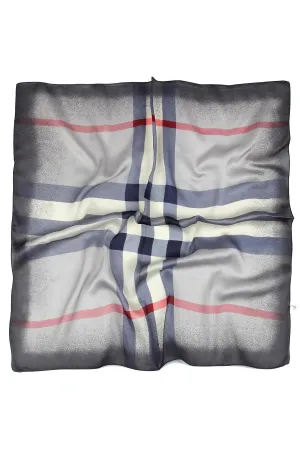 Check Print Square Neckerchief