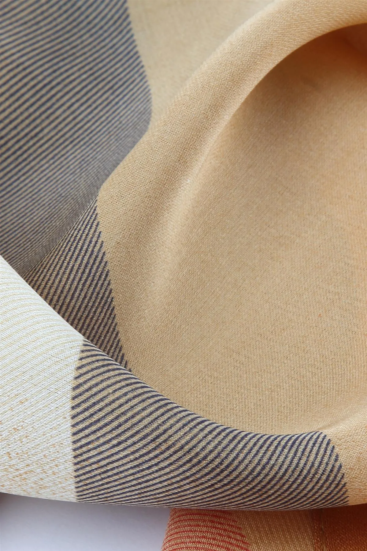 Check Print Square Neckerchief