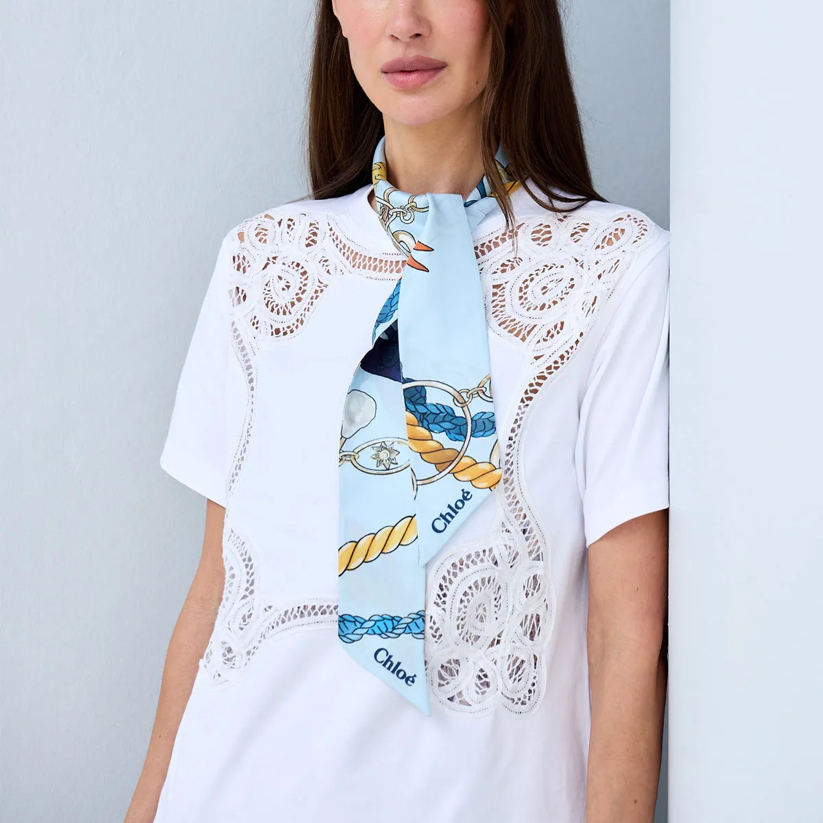 Chloe Signature Silk Twilly