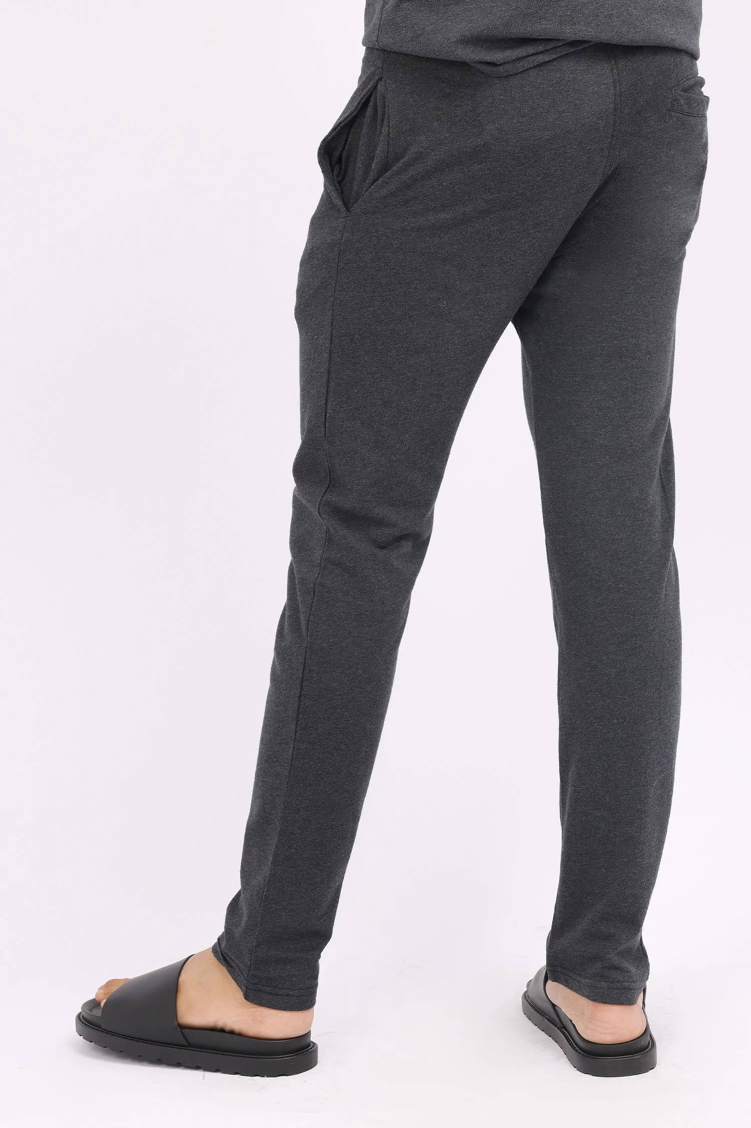 COTTON PAJAMAS-CHARCOAL