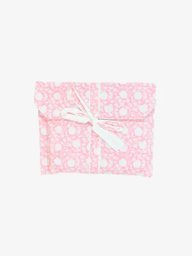 Cotton Pajamas-Pink Lotus Print