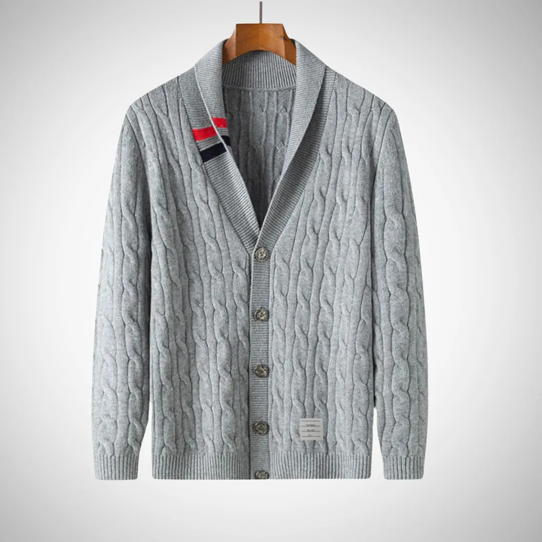 Derek Cable Knit Cardigan