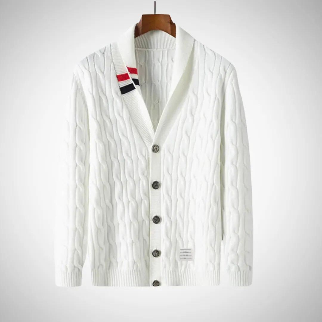 Derek Cable Knit Cardigan