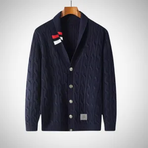 Derek Cable Knit Cardigan