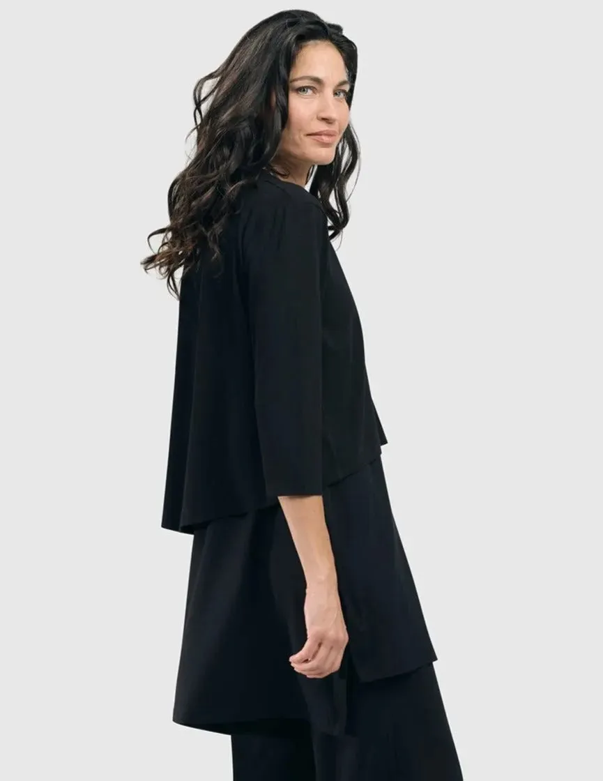 Essential 2-tone Crop Cardigan, Coffee