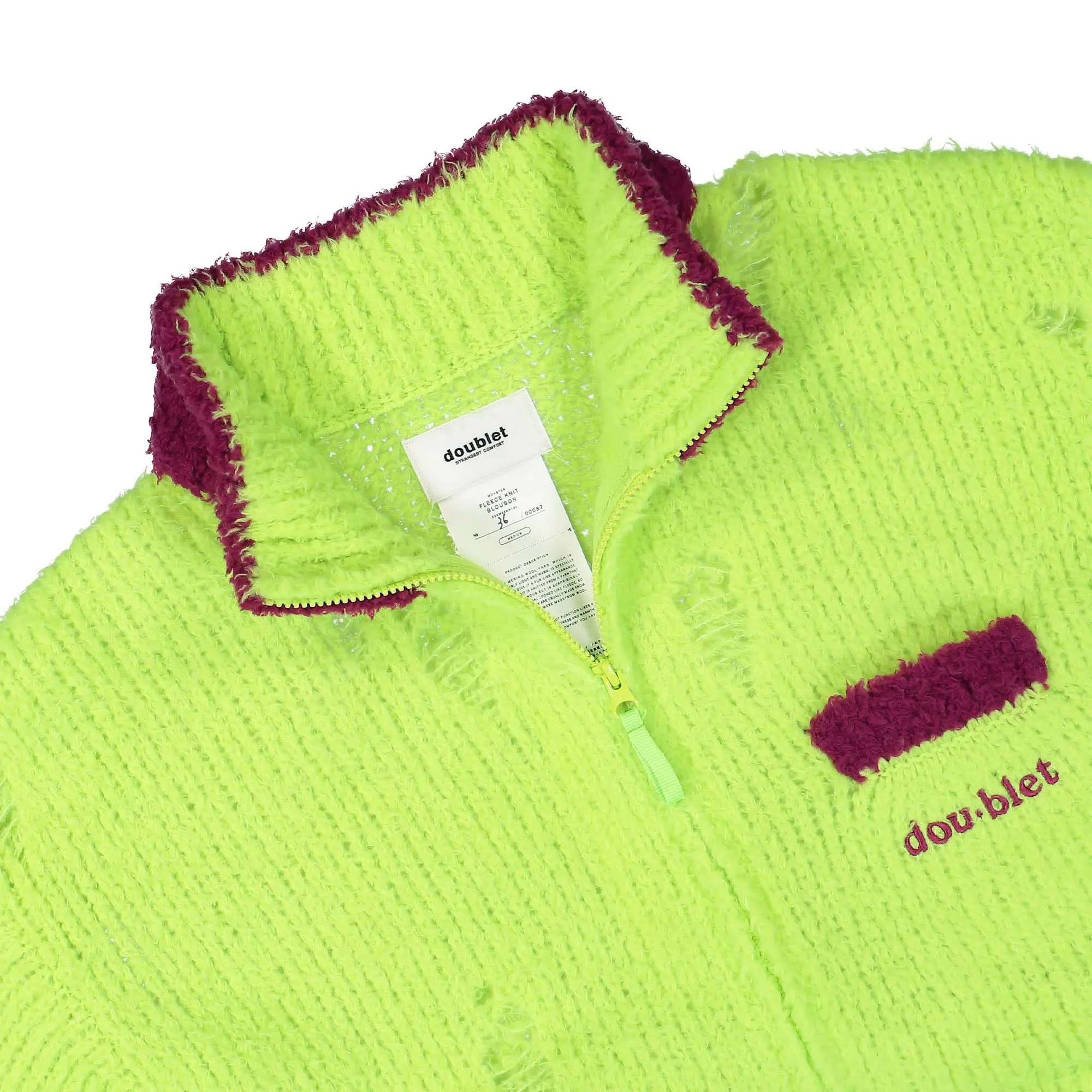 Fleece Knit Blouson
