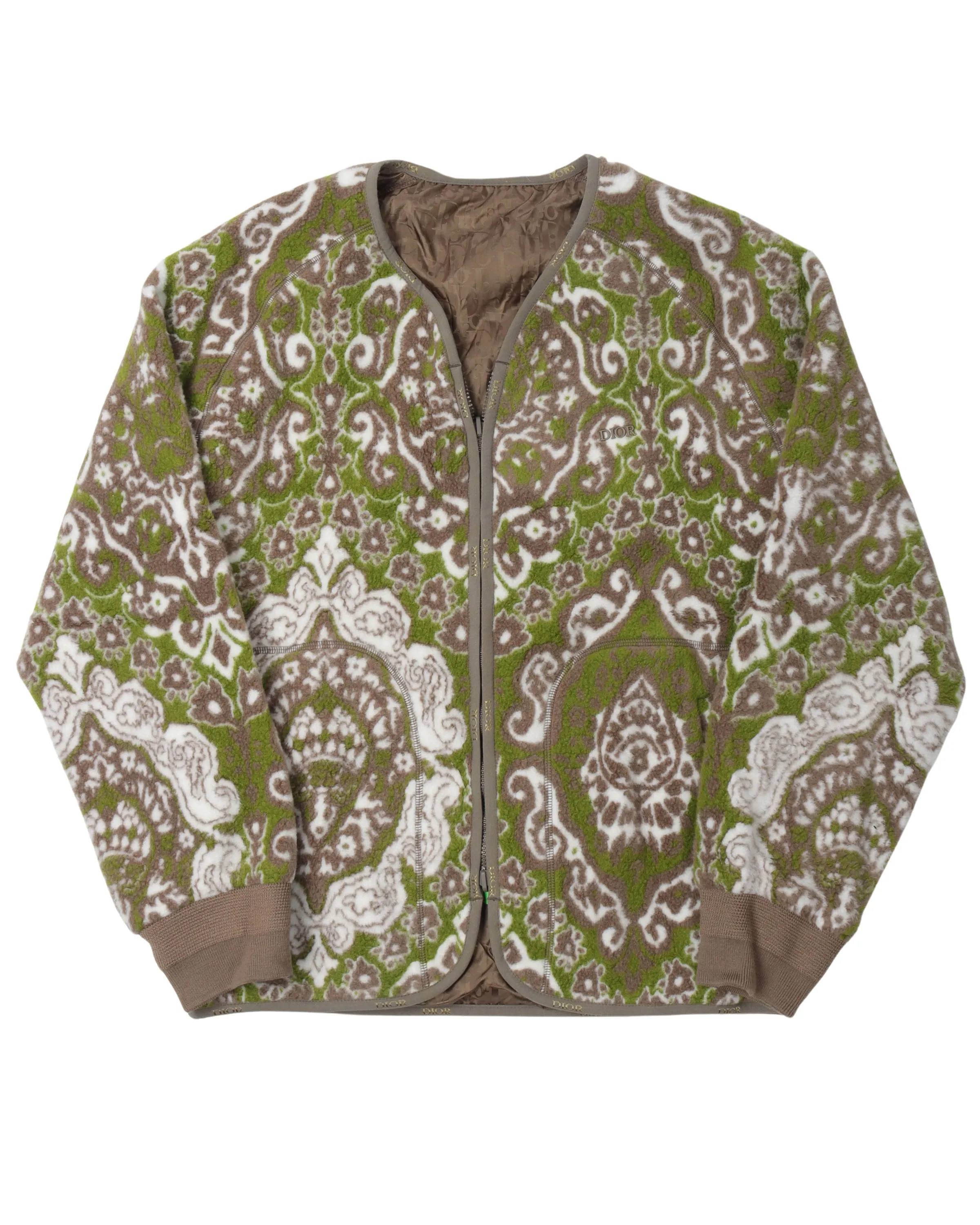 Fleece Print Jacket
