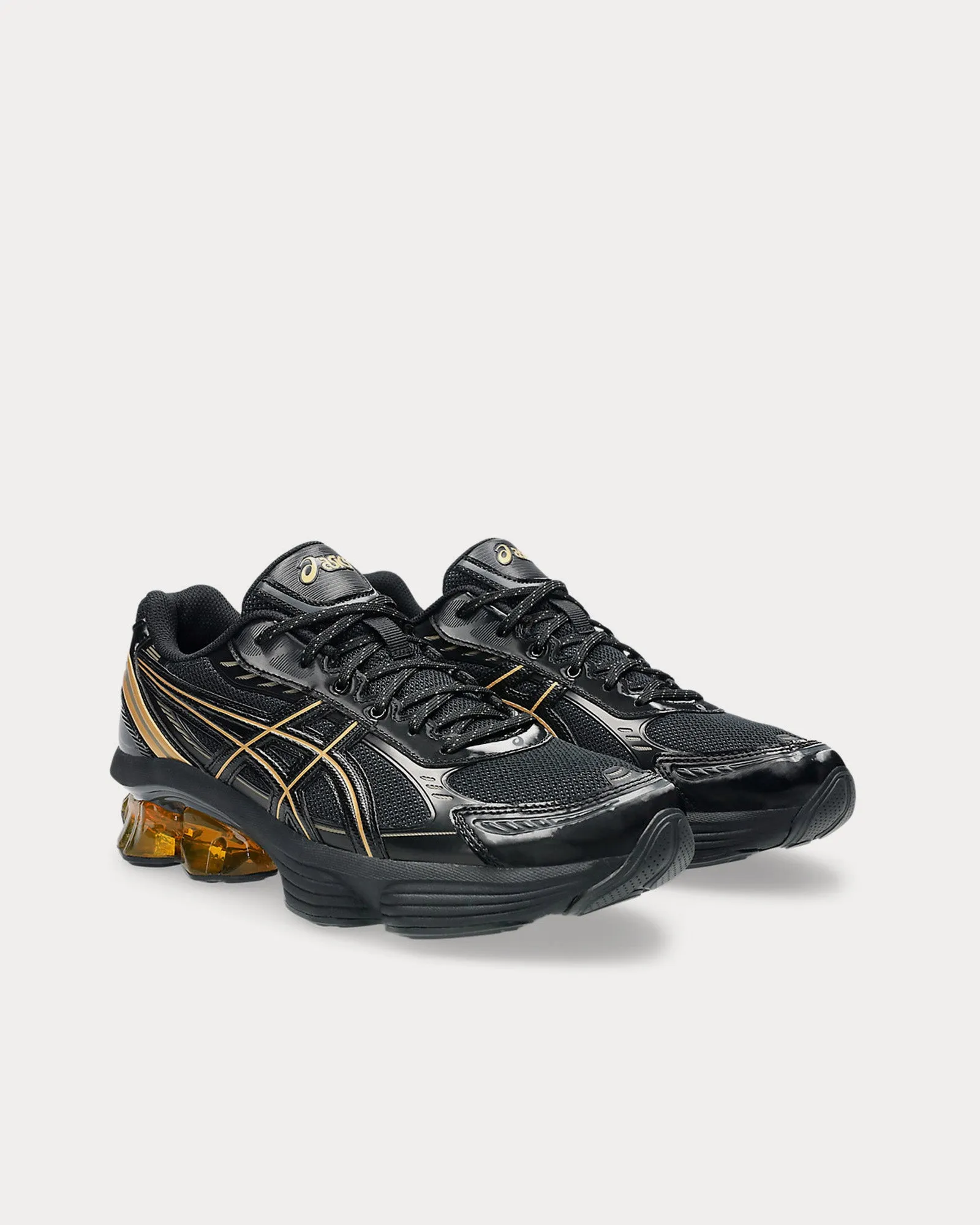 Gel-Kinetic Fluent Black / Black / Orange Low Top Sneakers