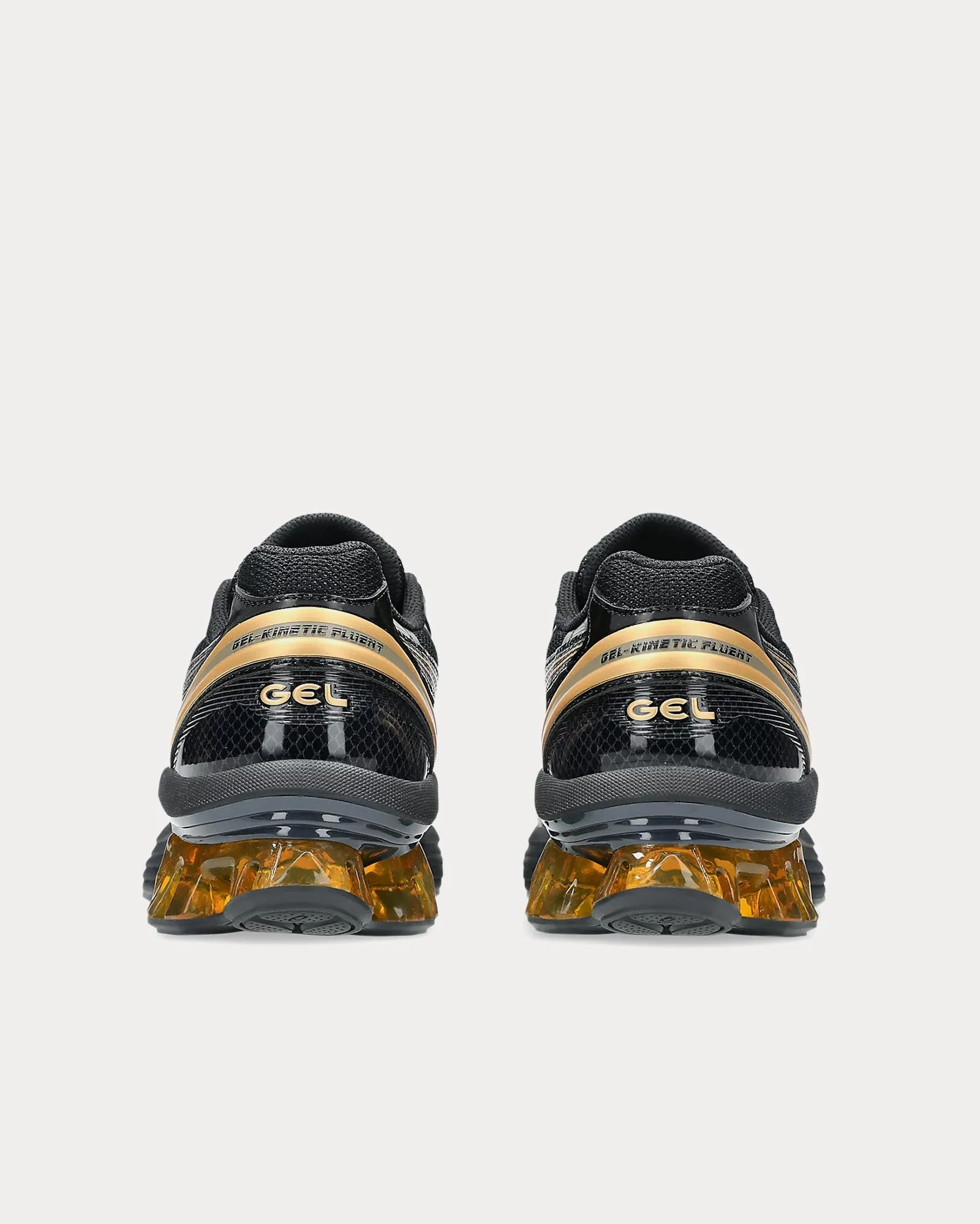 Gel-Kinetic Fluent Black / Black / Orange Low Top Sneakers