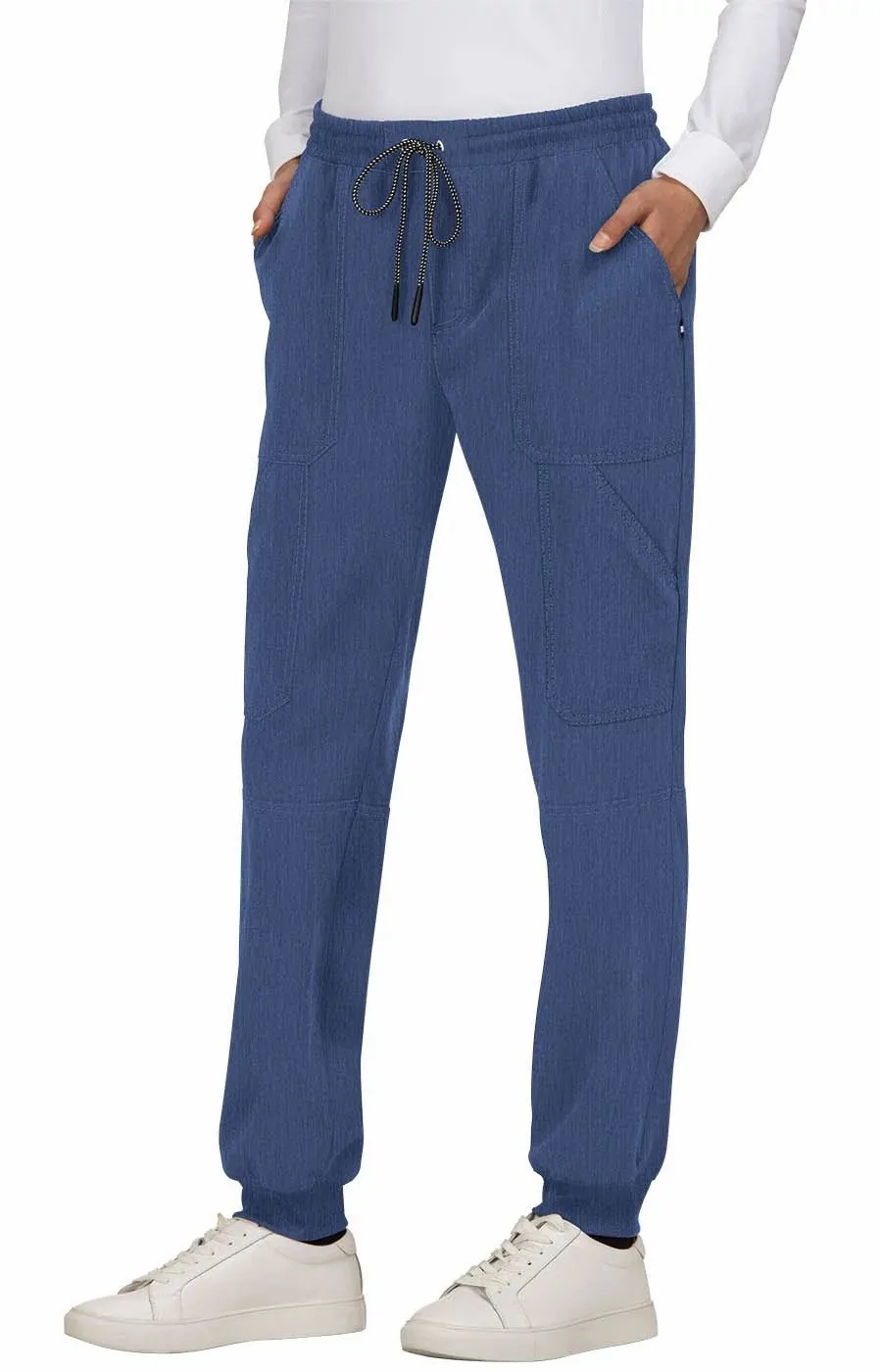 Good Vibe Jogger Pant by KOI XXS-5XL /  Heather Navy