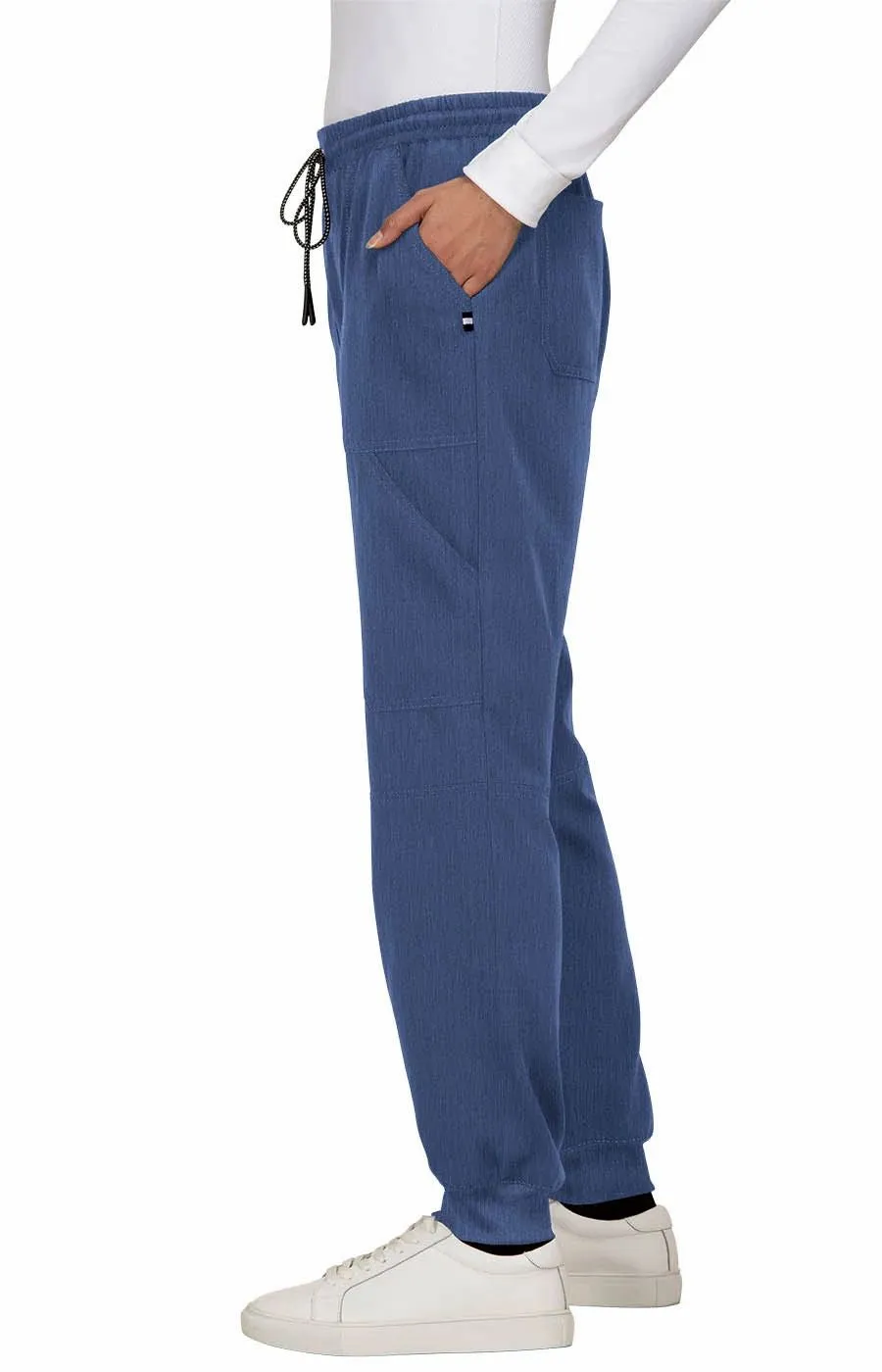 Good Vibe Jogger Pant by KOI XXS-5XL /  Heather Navy