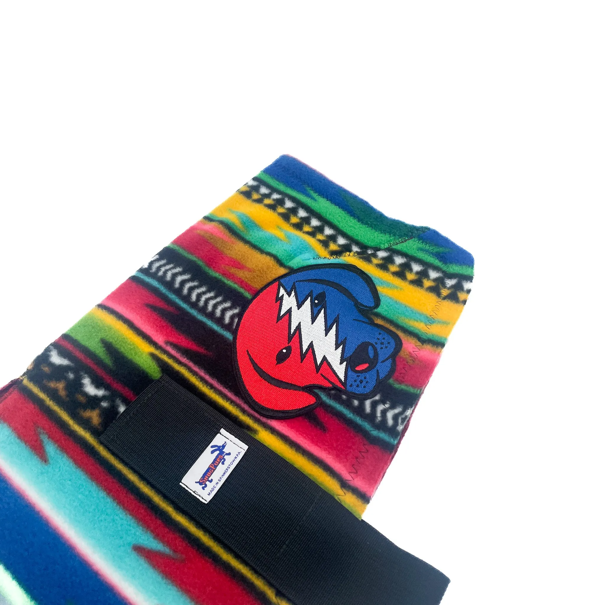 Grateful Dead Dog Head Steal Your Face Baja Fleece Dog Coat