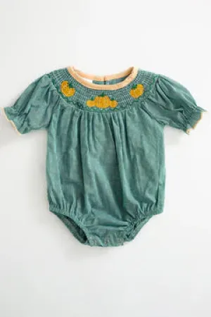 Green Pumpkin Romper