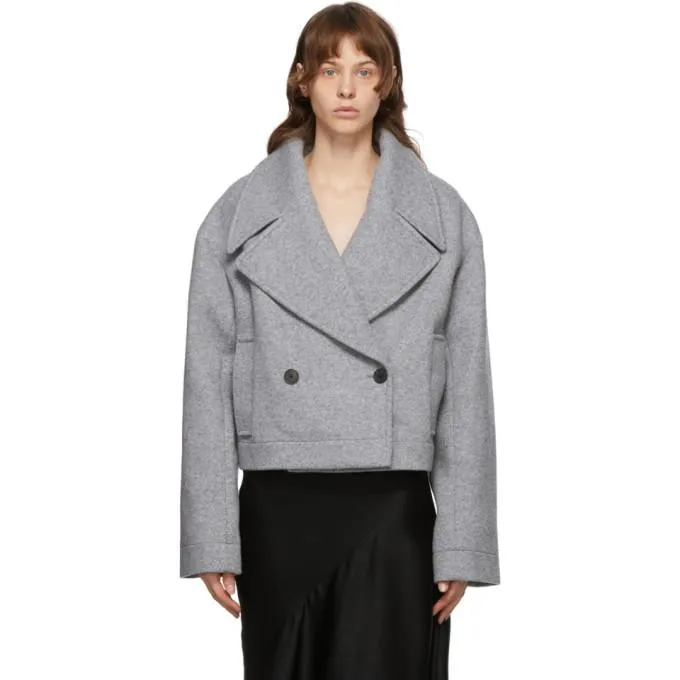 Haider Ackermann Grey Wool Savoia Jacket