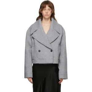 Haider Ackermann Grey Wool Savoia Jacket