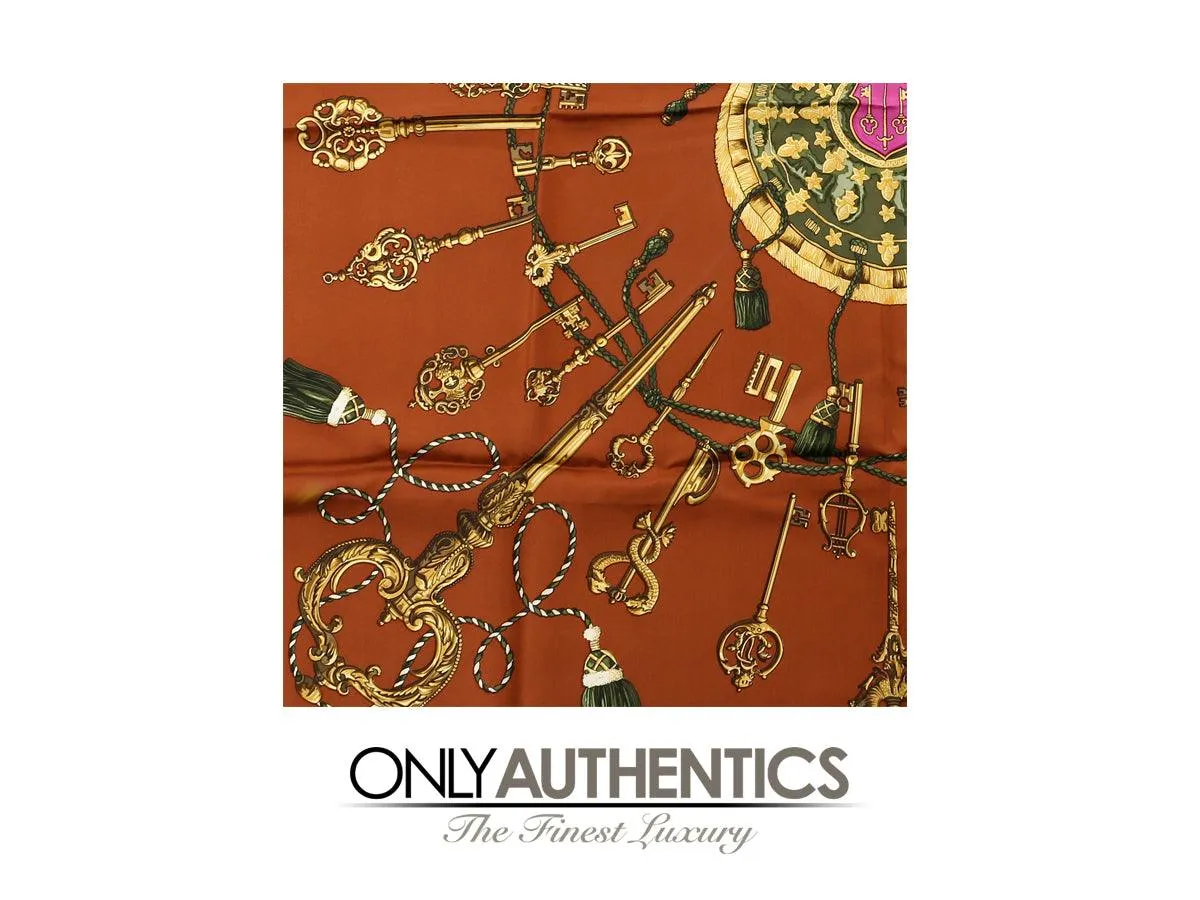 Hermès Keys Les Cles Silk Scarf