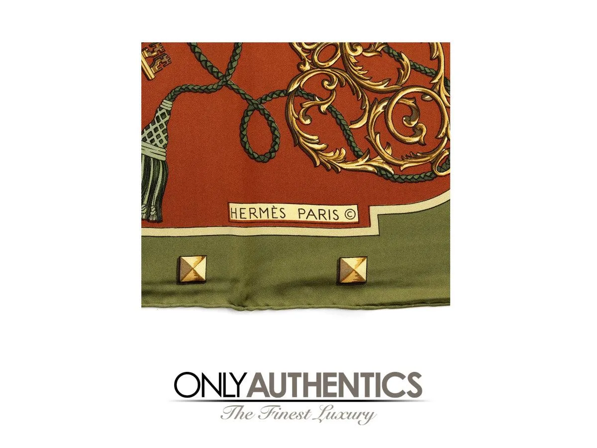 Hermès Keys Les Cles Silk Scarf