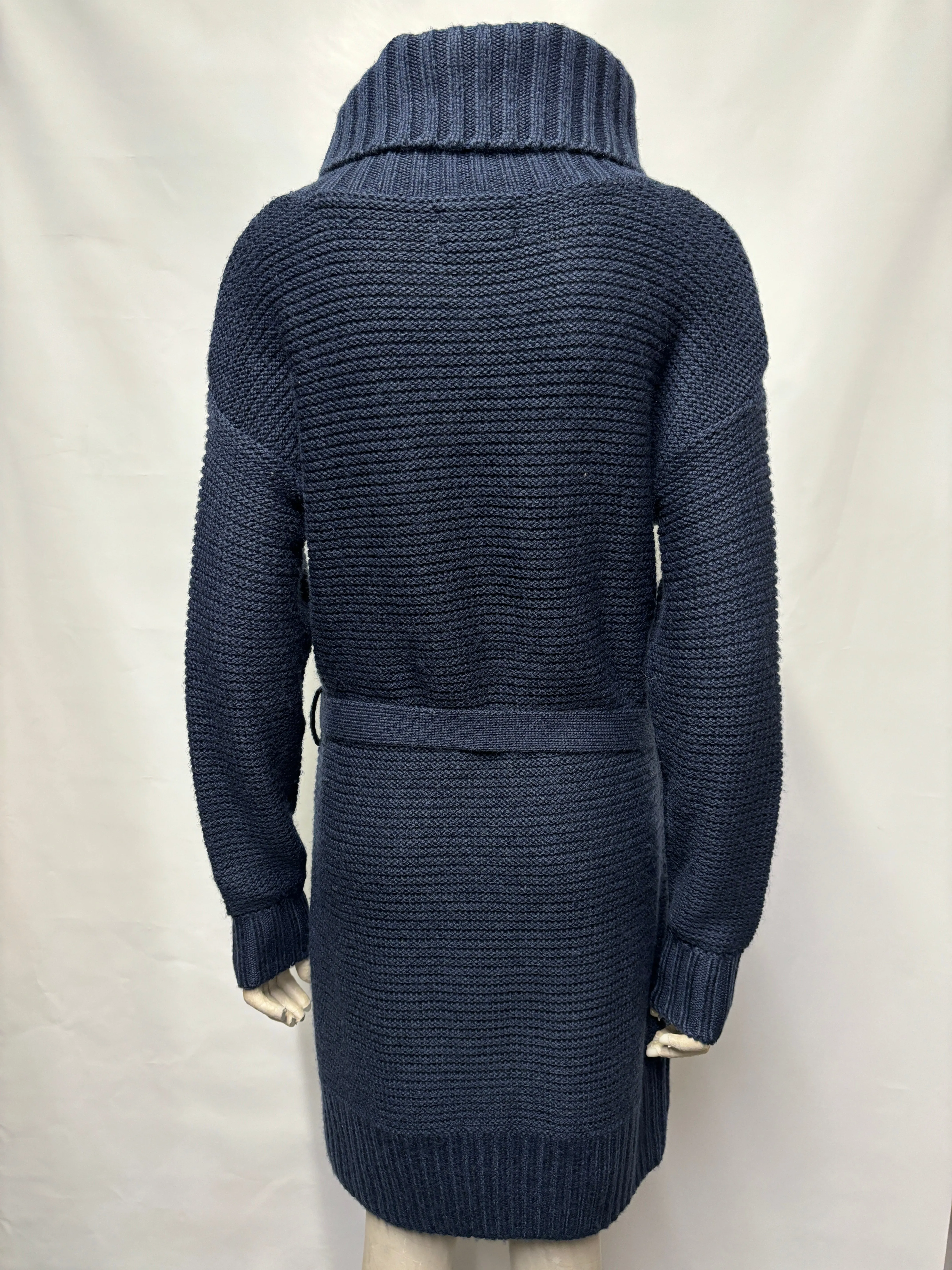 Hilfiger Navy Blue Wool Blend Jumper Dress Small