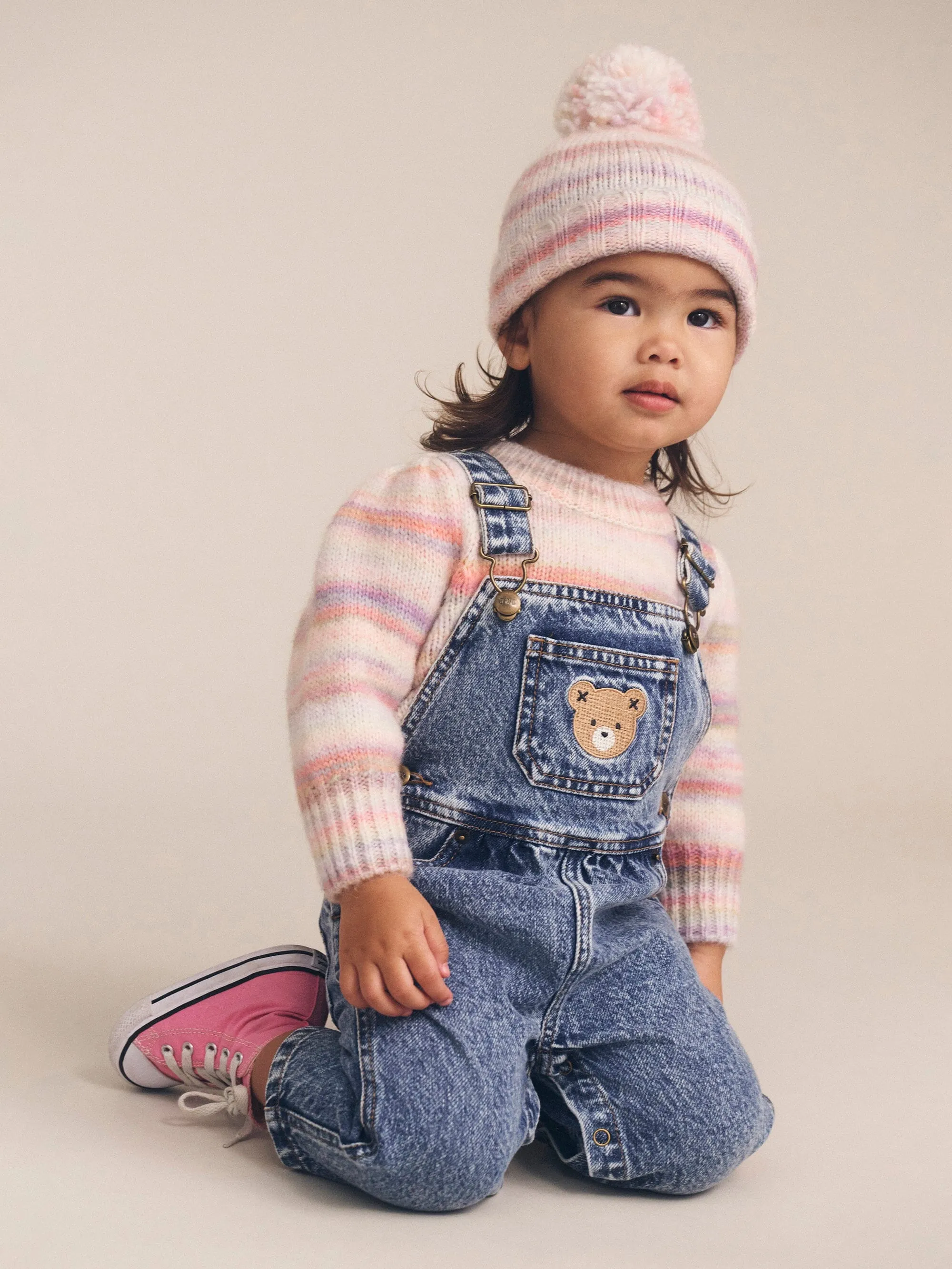 Huxbaby - Rainbow Puff Jumper - HB5177W25