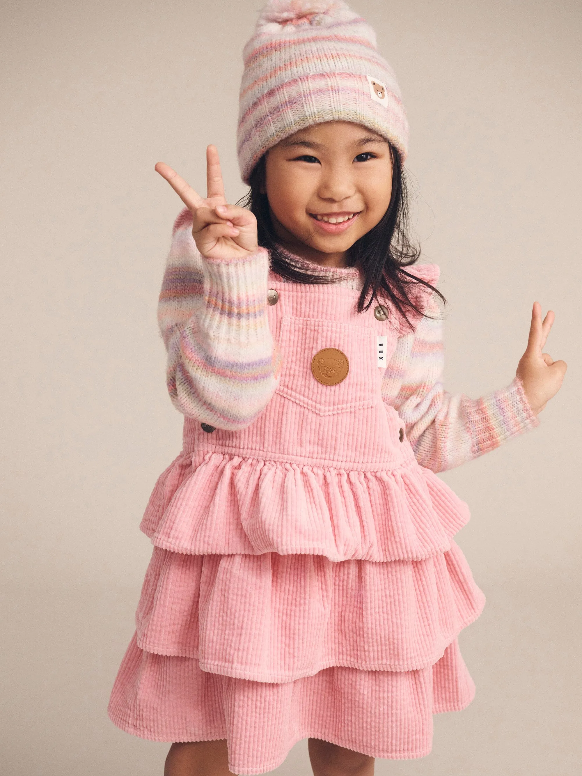 Huxbaby - Rainbow Puff Jumper - HB5177W25