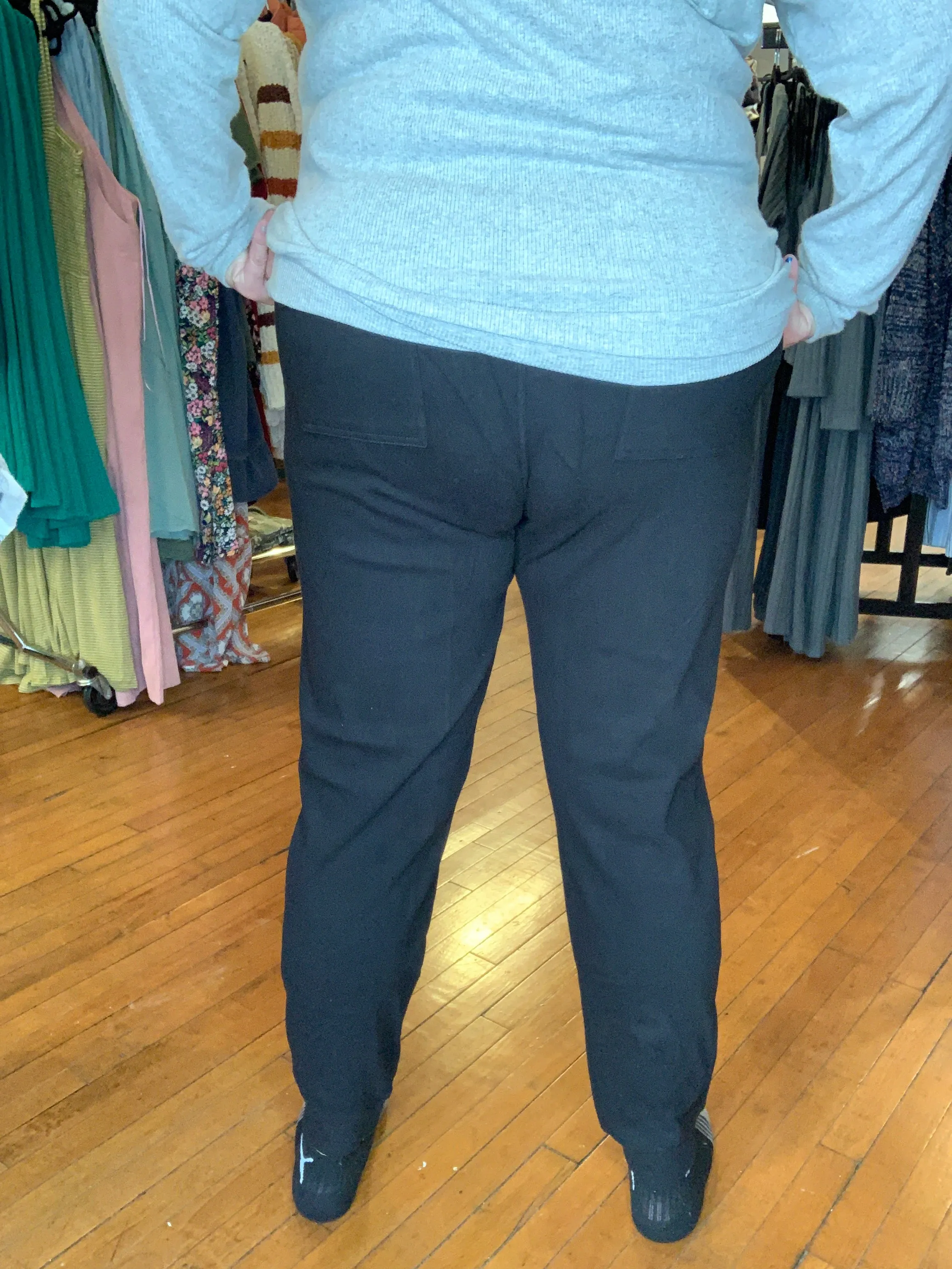 JAGGER TWILL JOGGER-BLACK