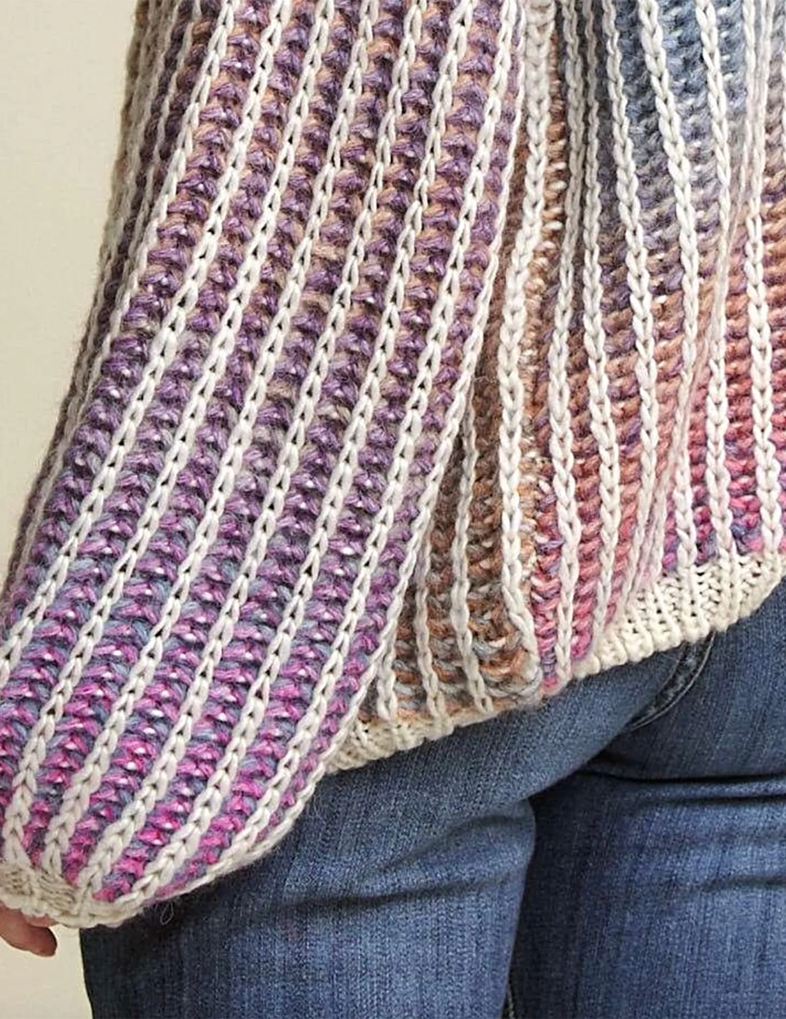 Kaira Rainbow Knit Cardigan