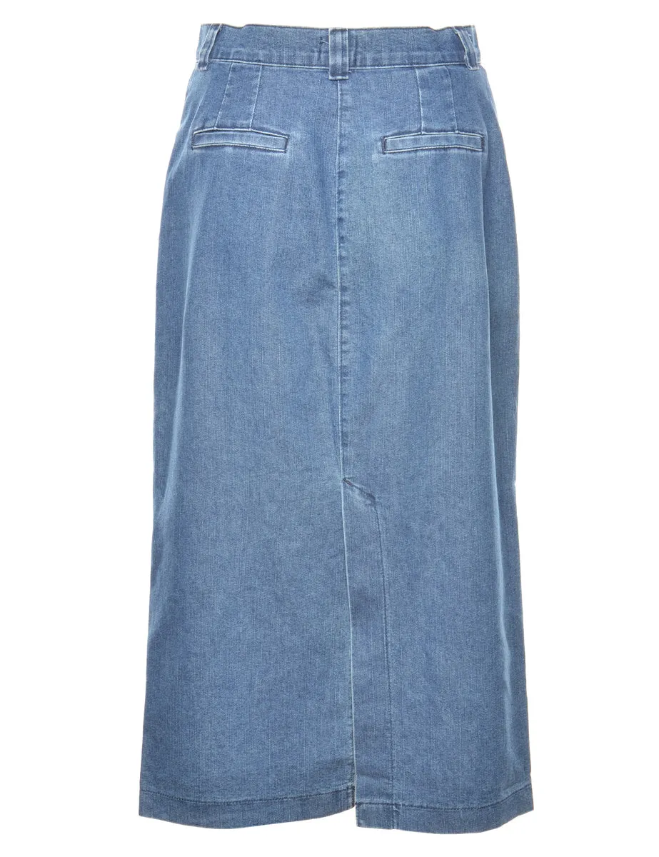 Lee A-Line 1990s Denim Skirt - M
