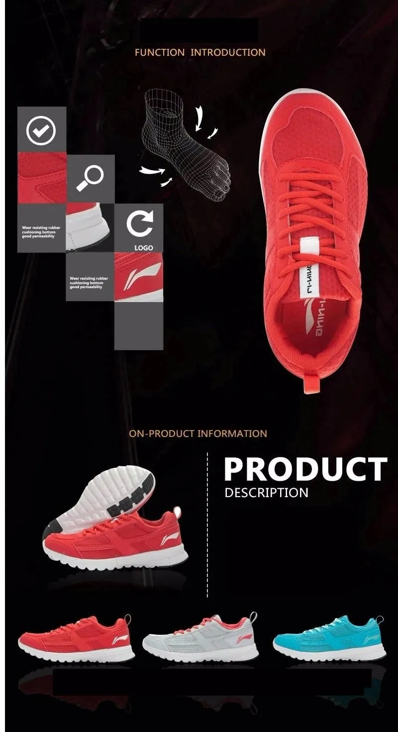 Li-Ning original women running shoes Li Ning Arch Sneakers