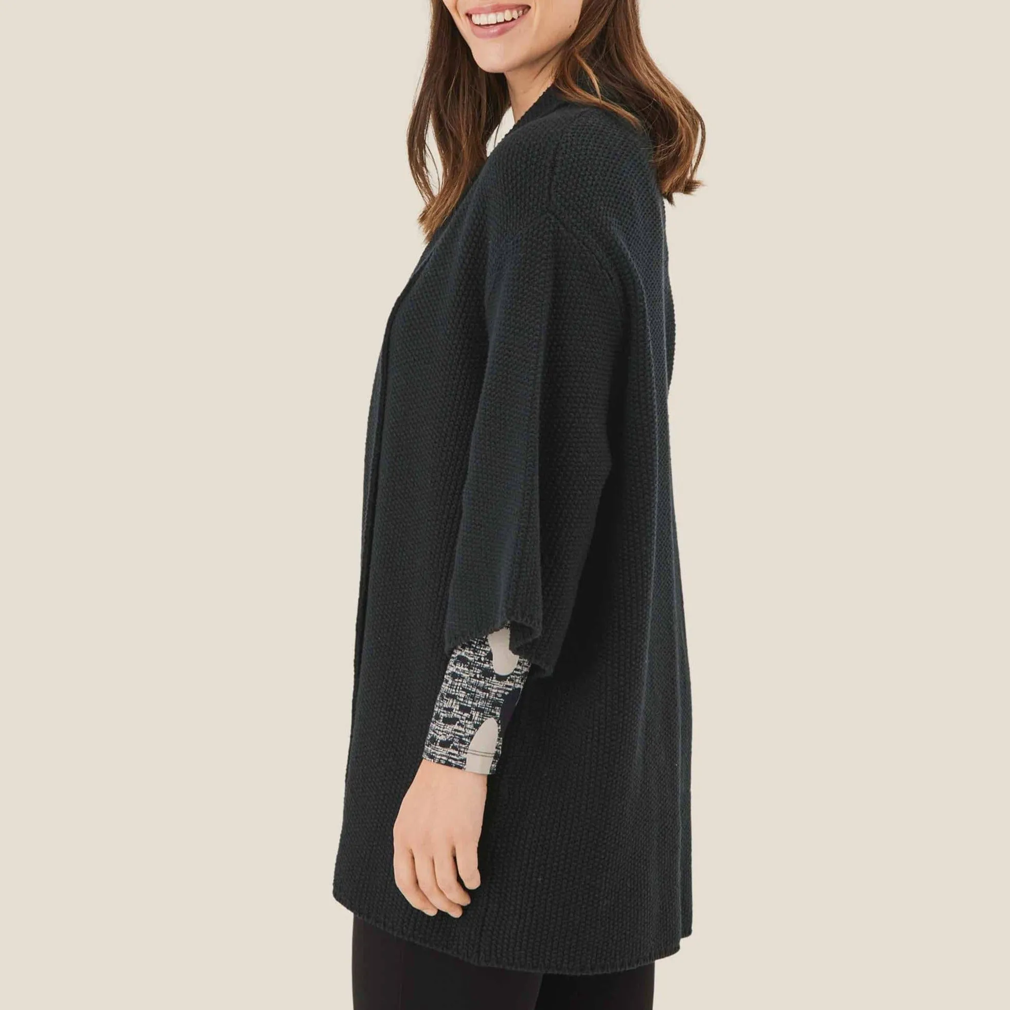 Masai Laina Cardigan in Black