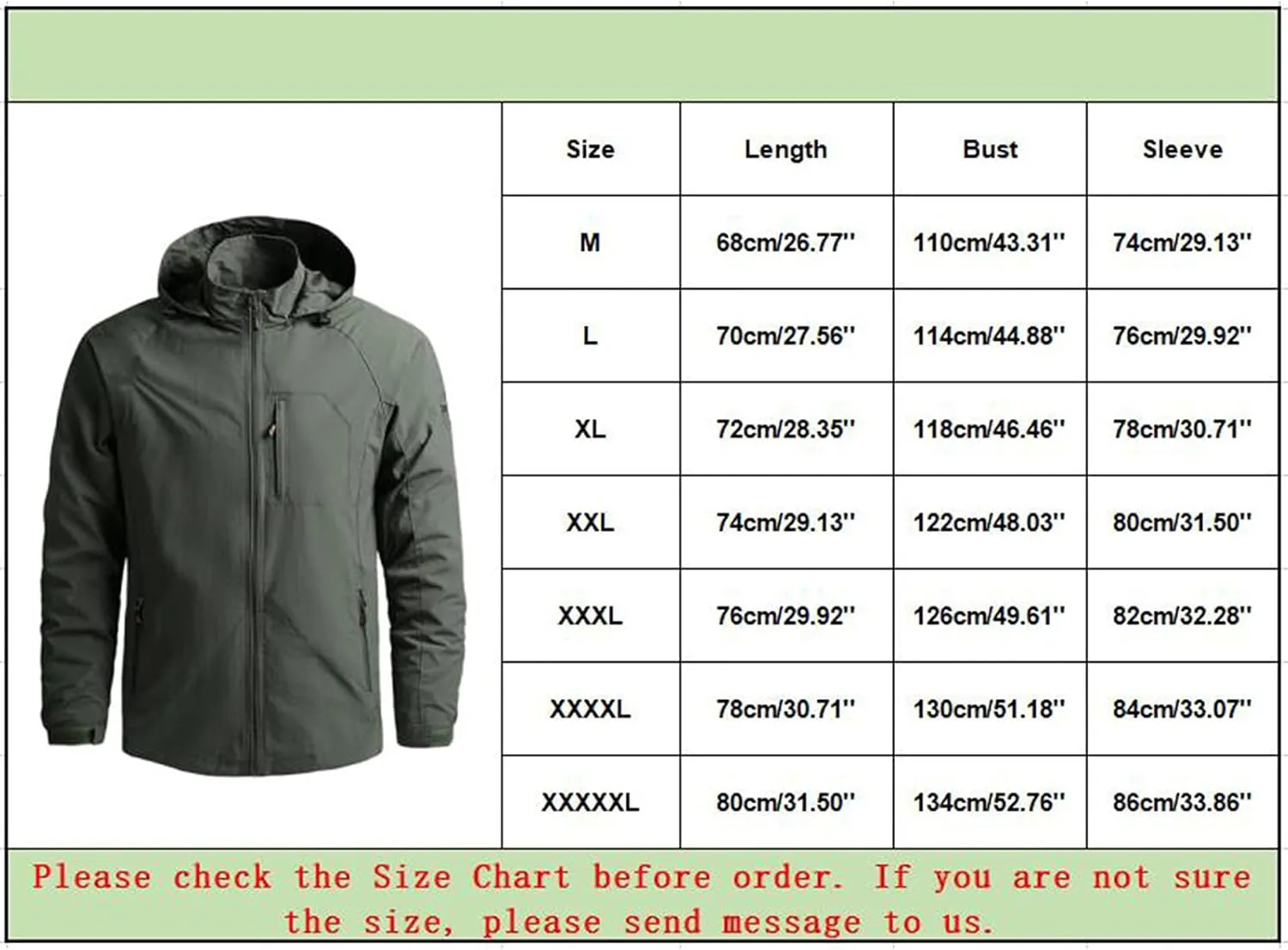 Men's Lightweight Shell Jacket Waterproof Windbreaker Rain Coat for Hiking Travel Climbing with Removable Hood