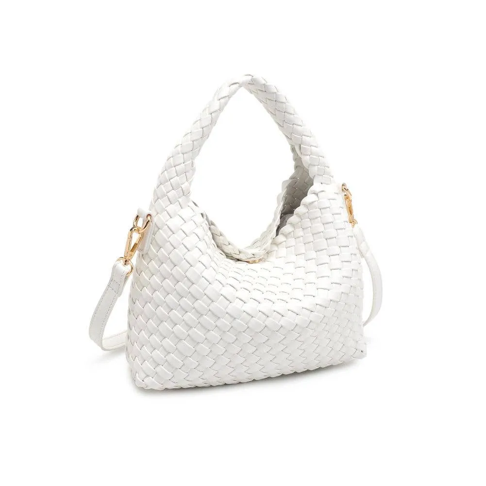 Moda Luxe - Jessamine Woven Vegan Leather Crossbody