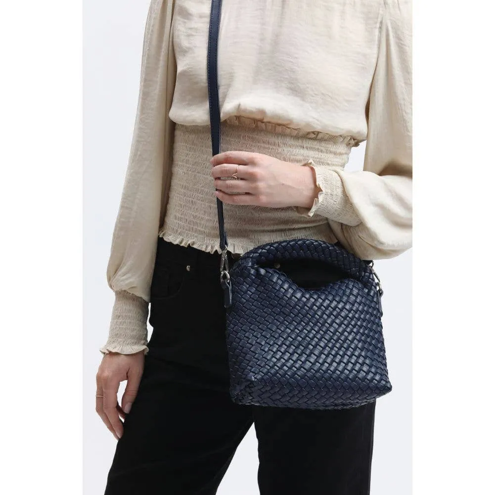 Moda Luxe - Jessamine Woven Vegan Leather Crossbody